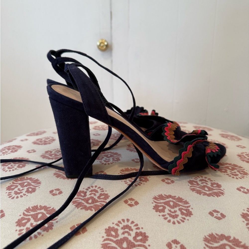 Loeffler Randall Navy and Multicolor Heels - Picture 3 of 3